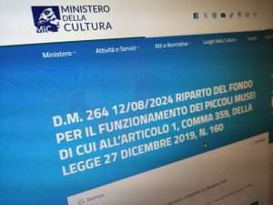 FONDO PER IL FUNZIONAMENTO DEI PICCOLI MUSEI